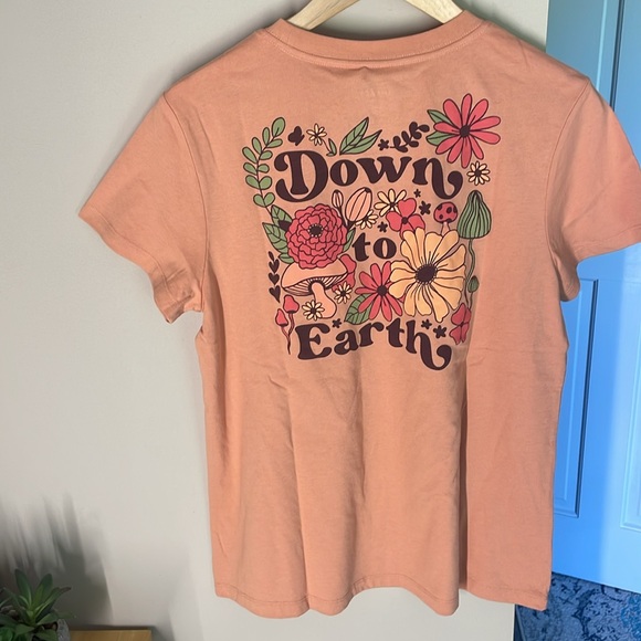United By Blue Tops - United by Blue peach down to earth tee shirt
